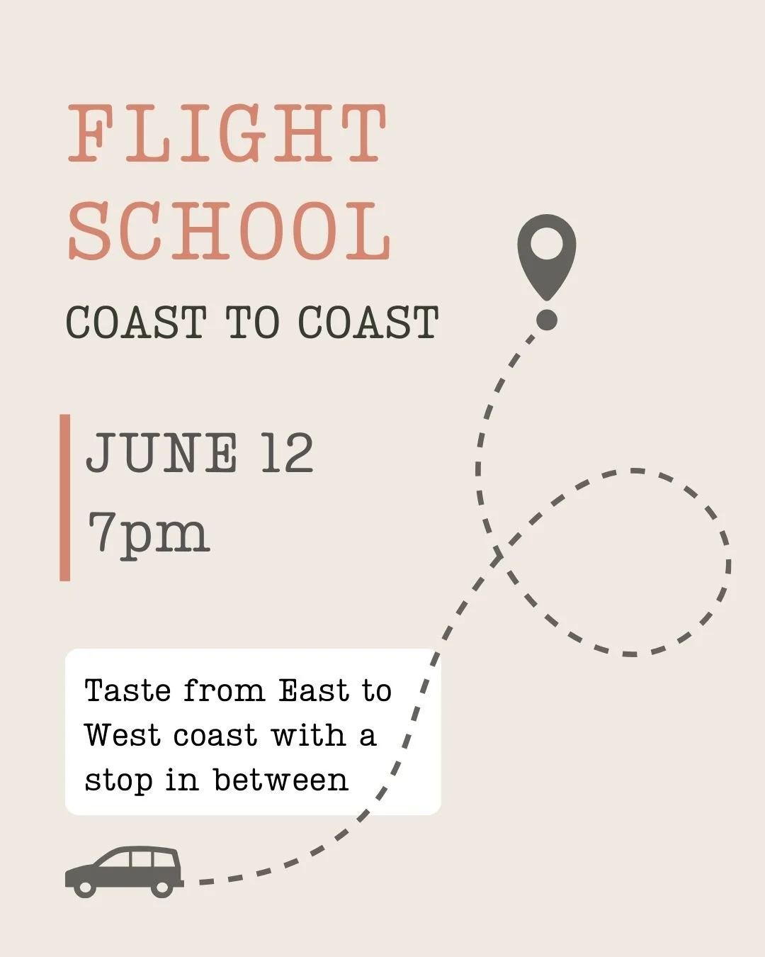 Flight School ~ Coast to Coast