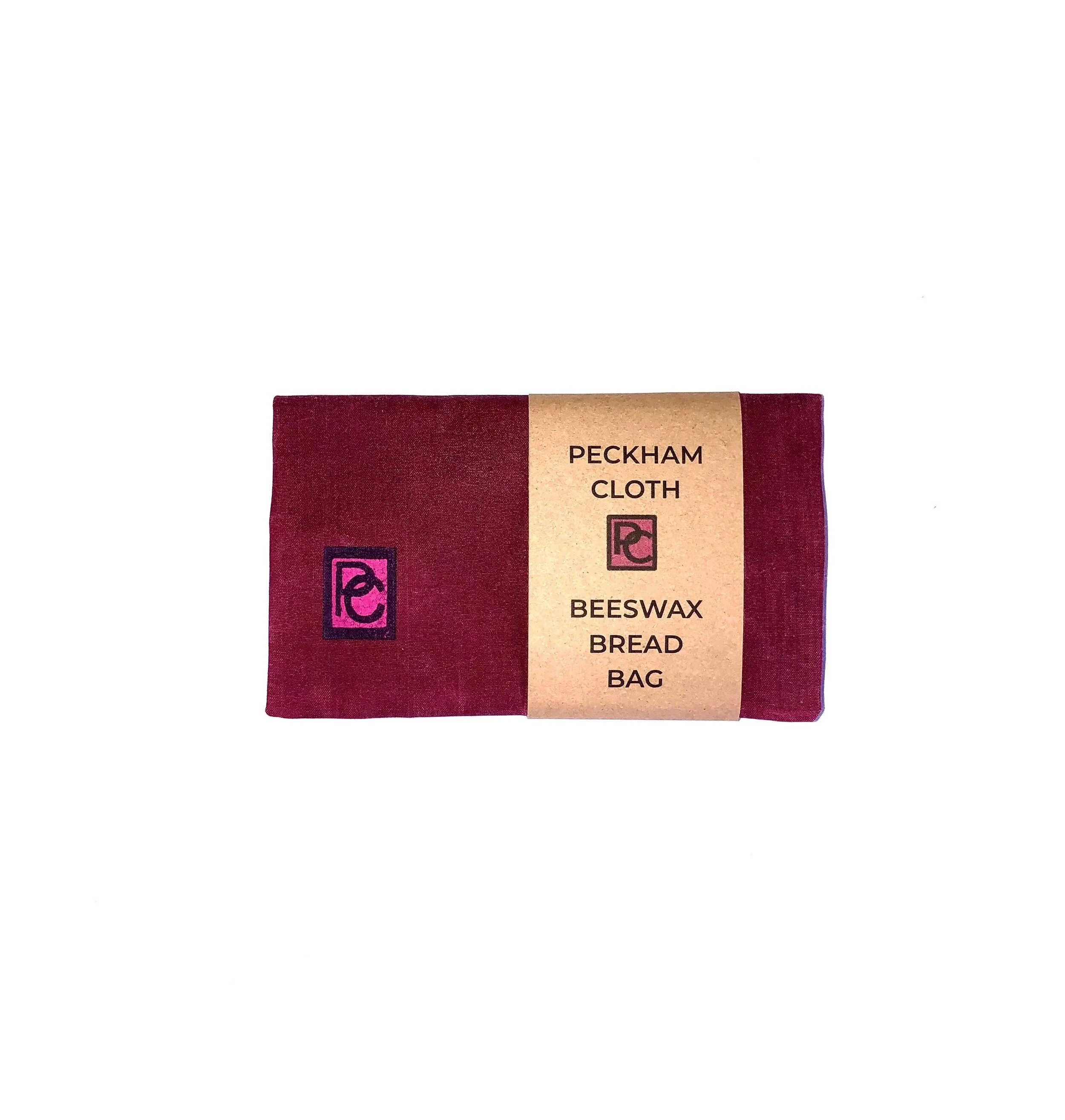 Beeswax Bread Bag - Red