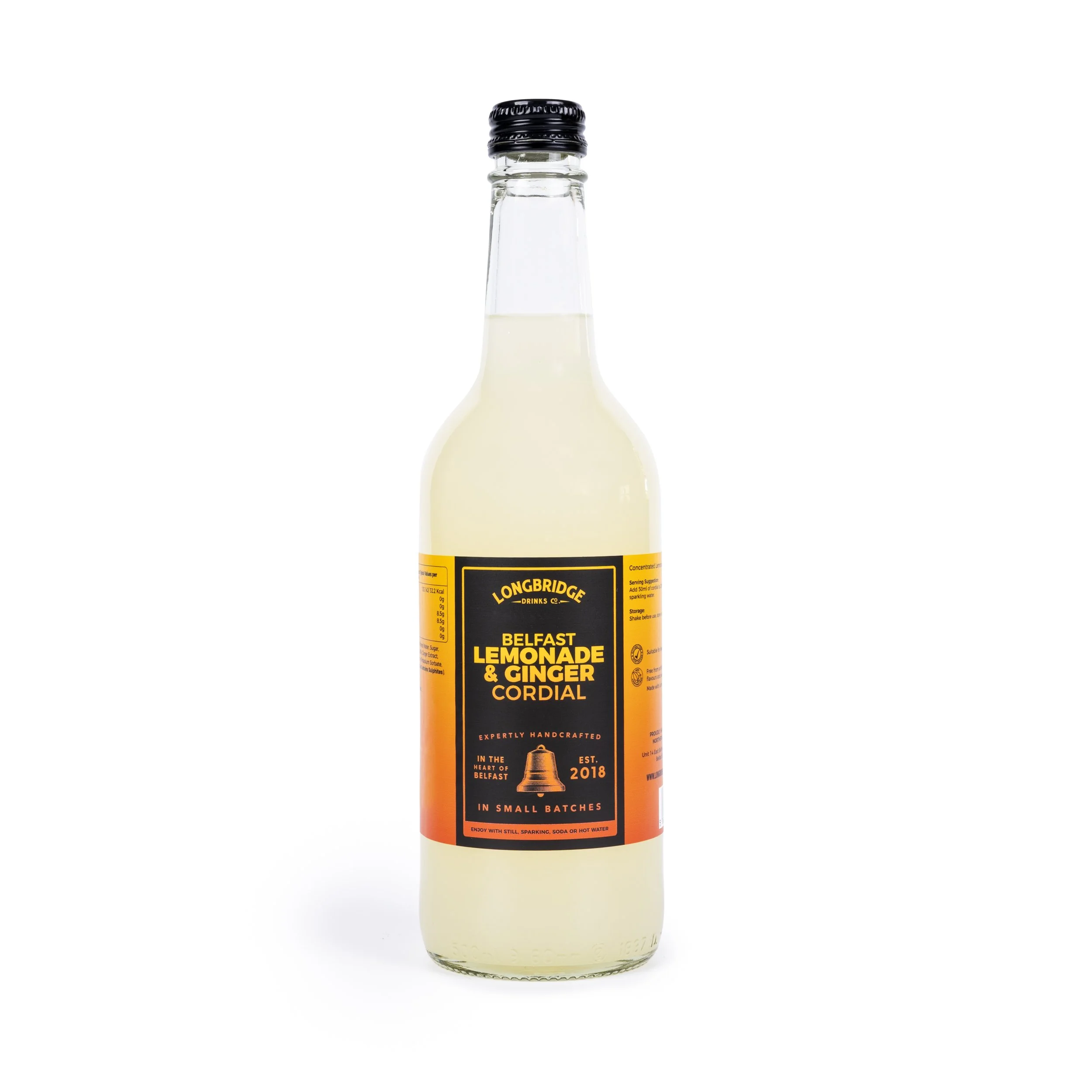 Belfast Lemonade & Ginger Cordial