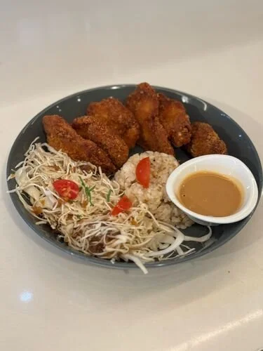 Chicken Katsu with Onigiri.webp