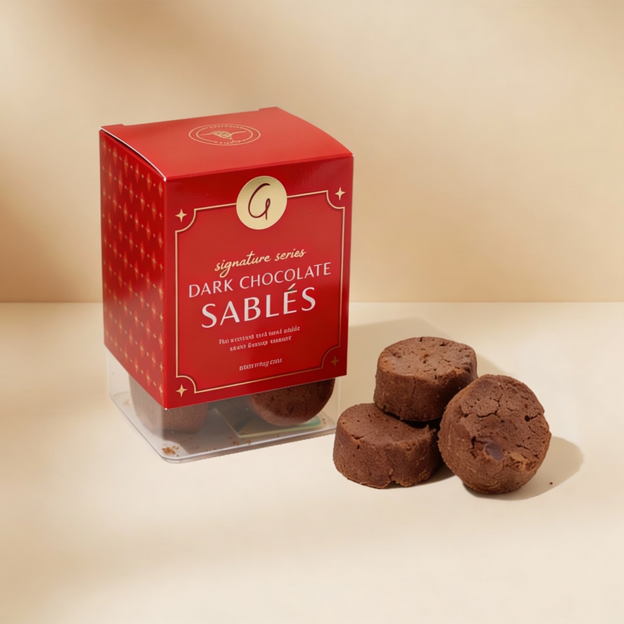Dark Chocolate Sablés