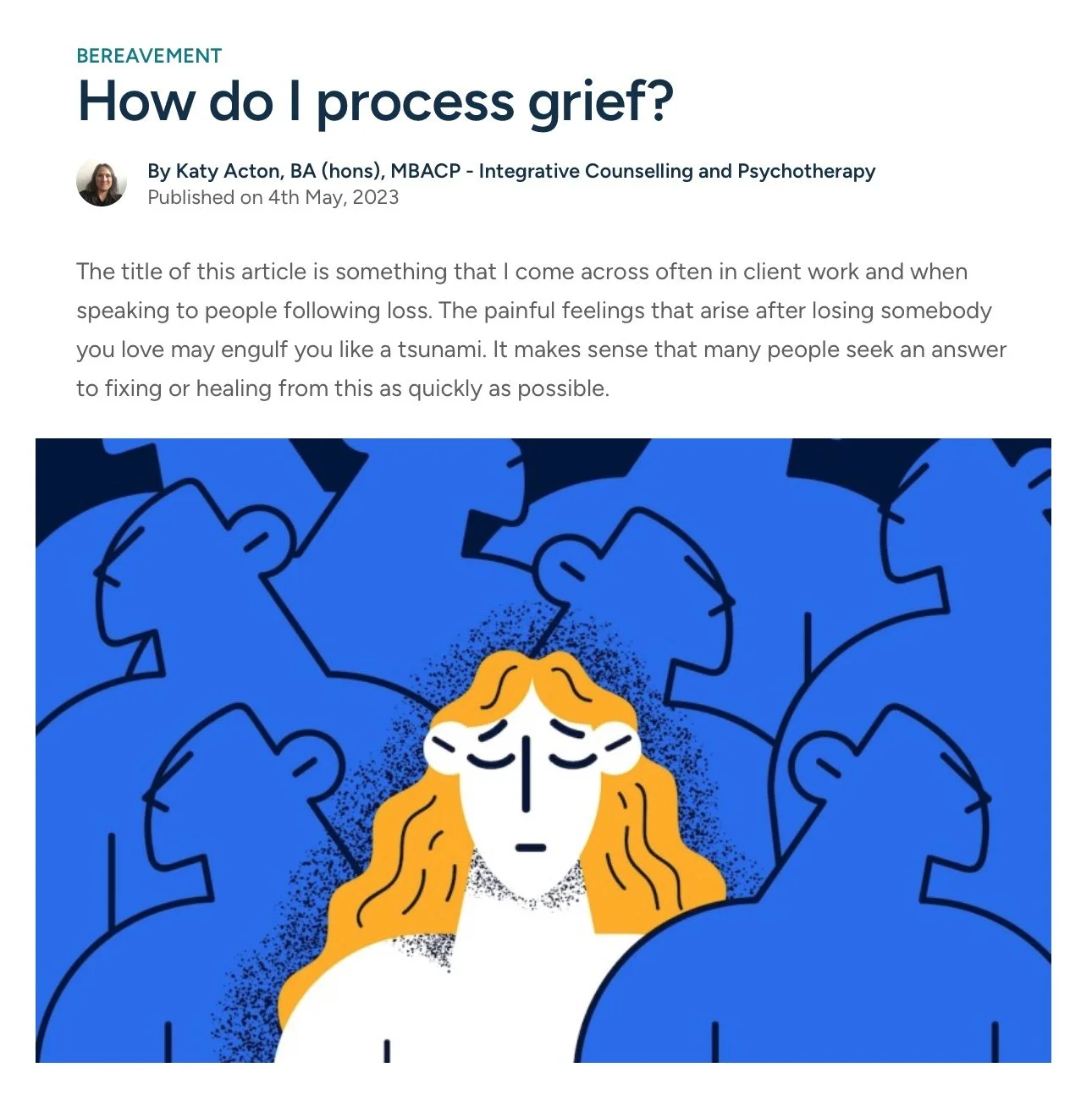 How do I process grief