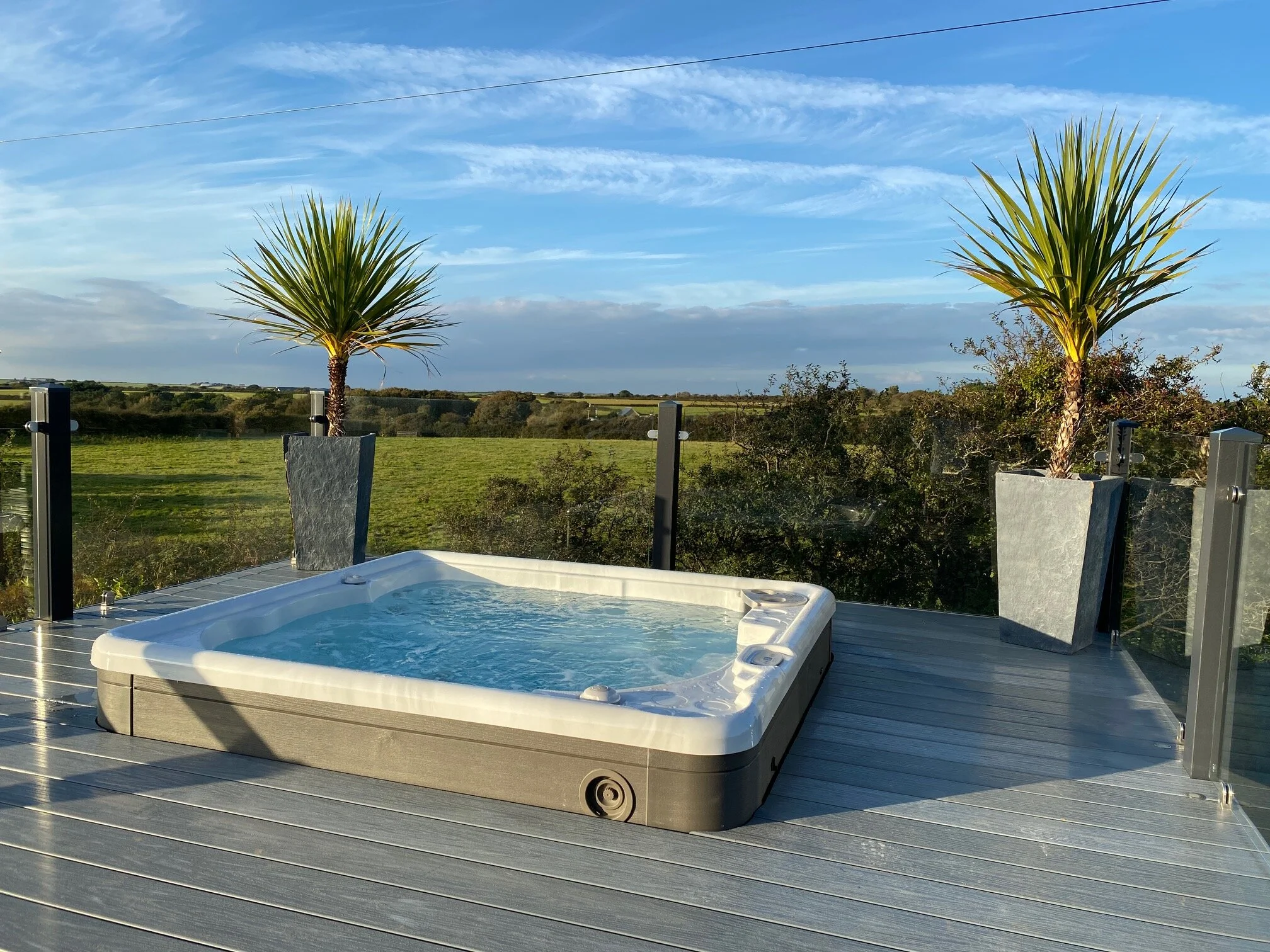 View of Teal Lodge Cornwall / Luxury Lodge with Private Hot Tub & Indoor Pool