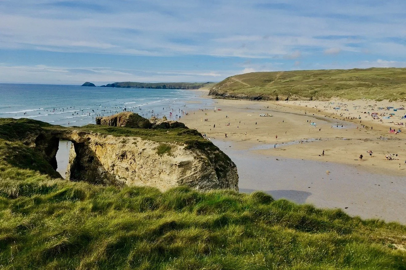 Perranporth Beach near Teal Lodge Cornwall