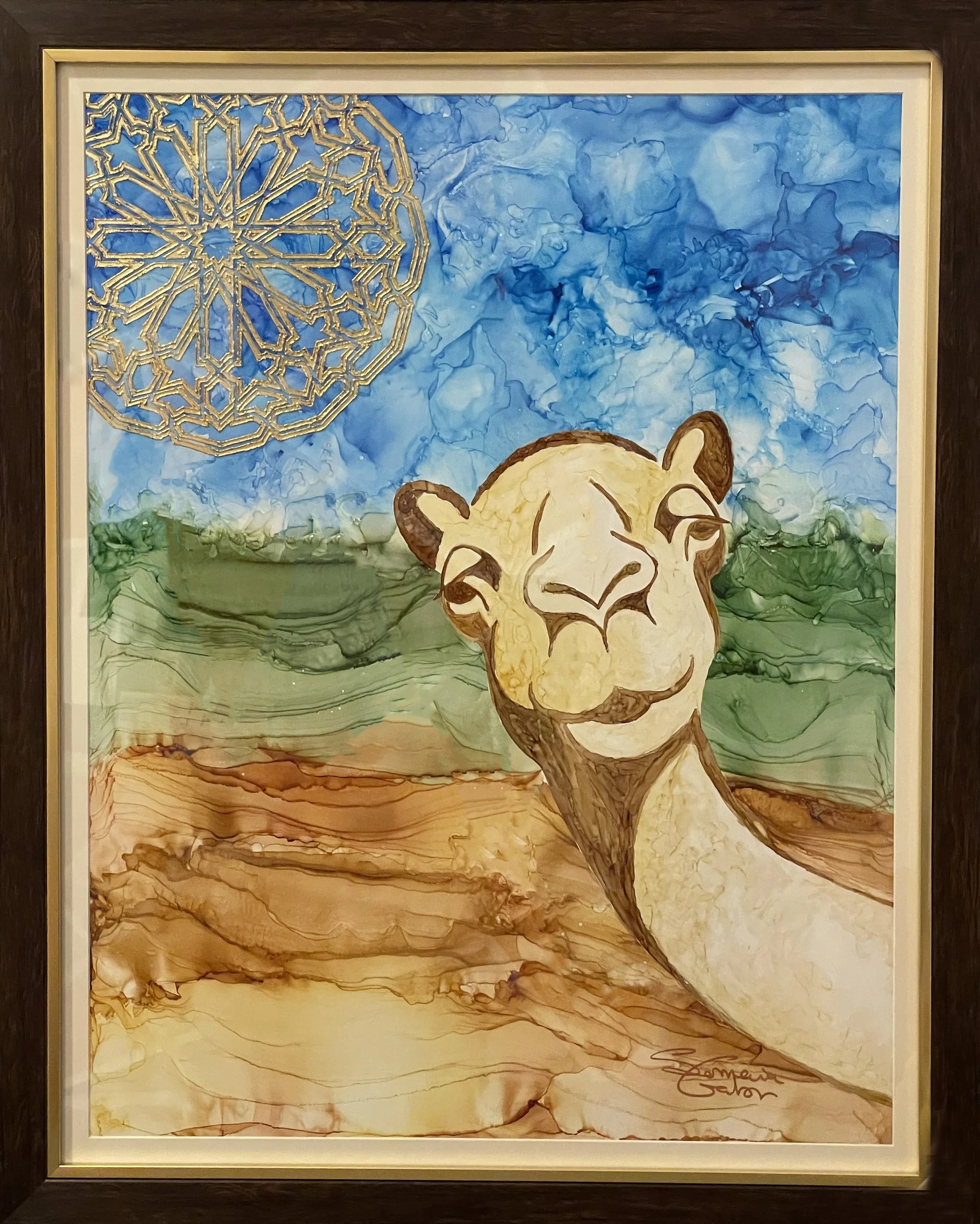 Golden desert