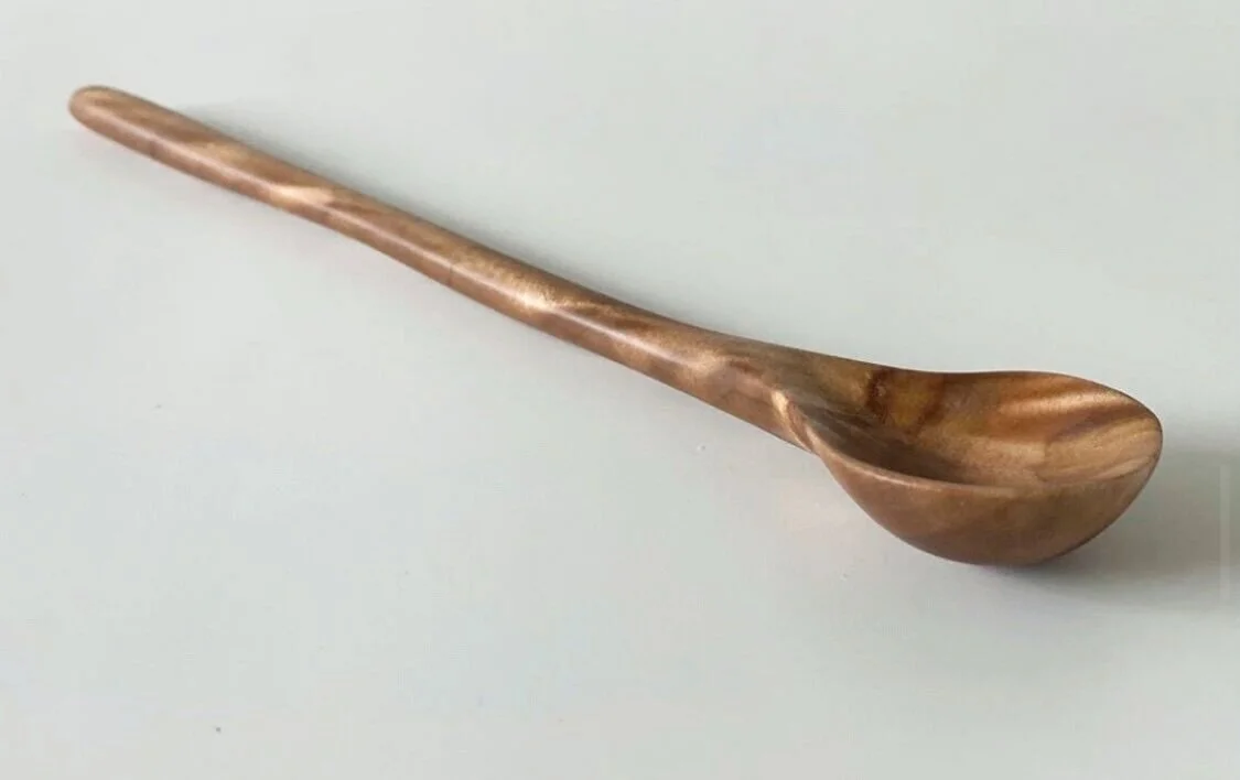 Curly Maple Serving Spoon
