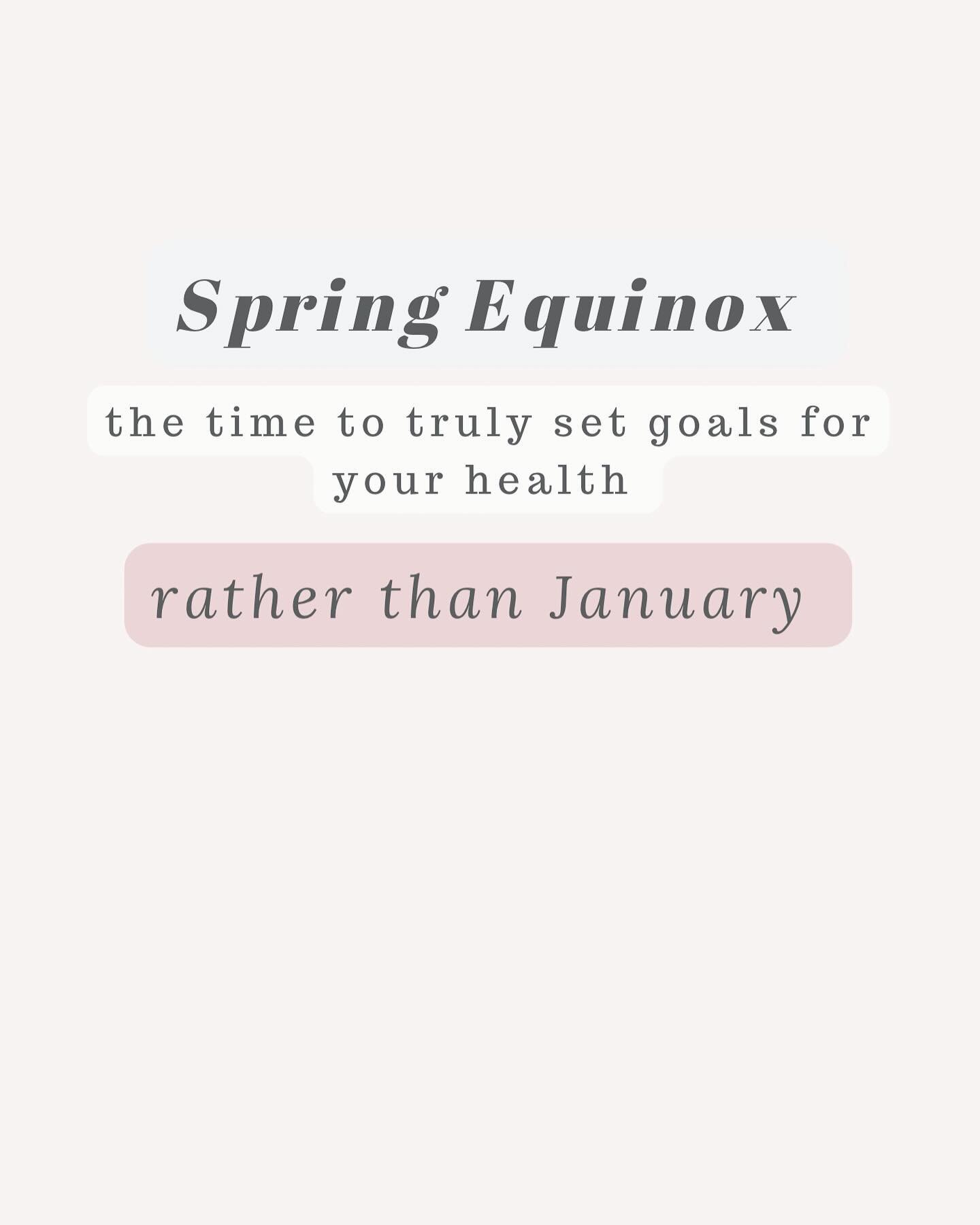 S P R I N G equinox is here 🌸💫

What is it? 
It reminds us of the cyclical nature of life and the seasonal changes. 

Moving out of deep, inward winter replenishment and into a more outward spring full of renewal, growth and new beginnings. 

How c