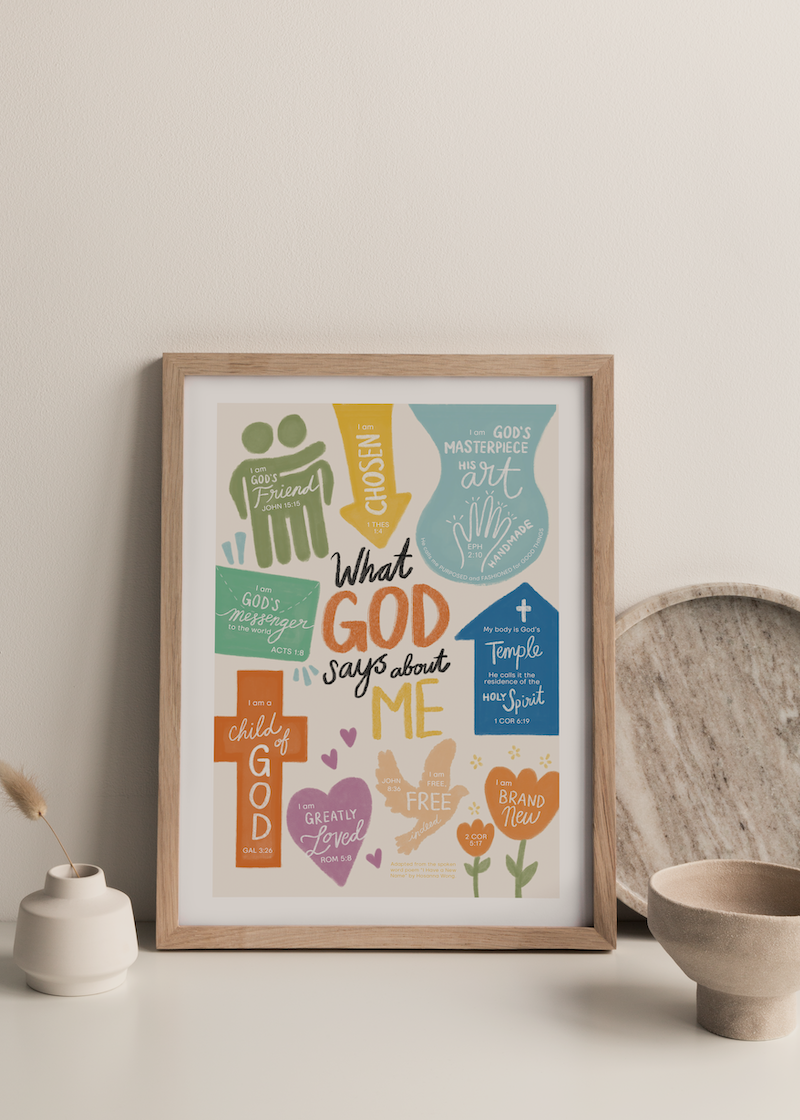 Printable: What God Says (coming soon)