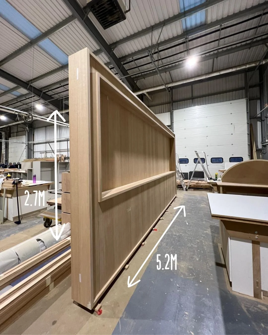 Through the eyes of a Joiner | AV Wall Unit

A look behind the scenes with Andrew at the workshop process for our latest AV wall unit standing at an impressive 5.2m wide by 2.7m high.

Guided by detailed technical drawings, each piece is carefully as