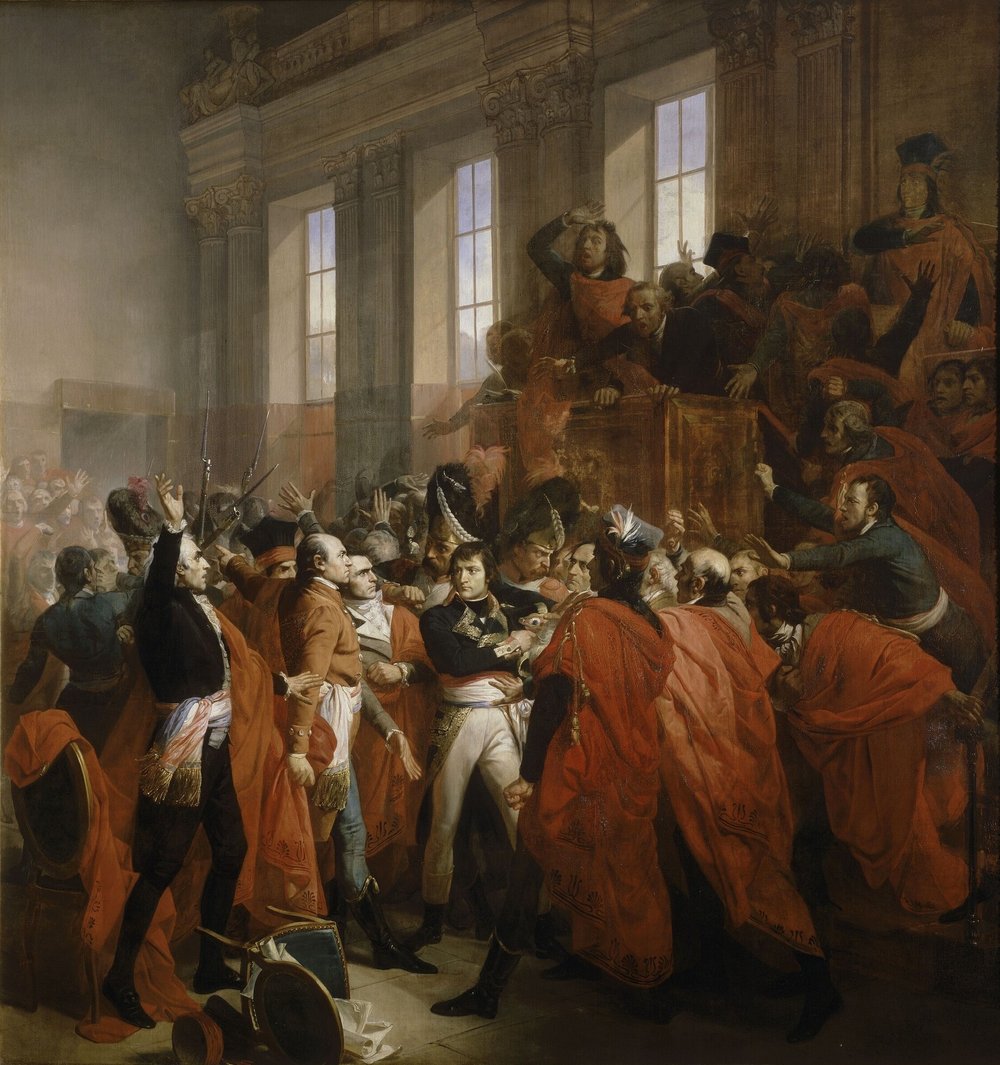Coup of 18 Brumaire, where Napoleon seizes power