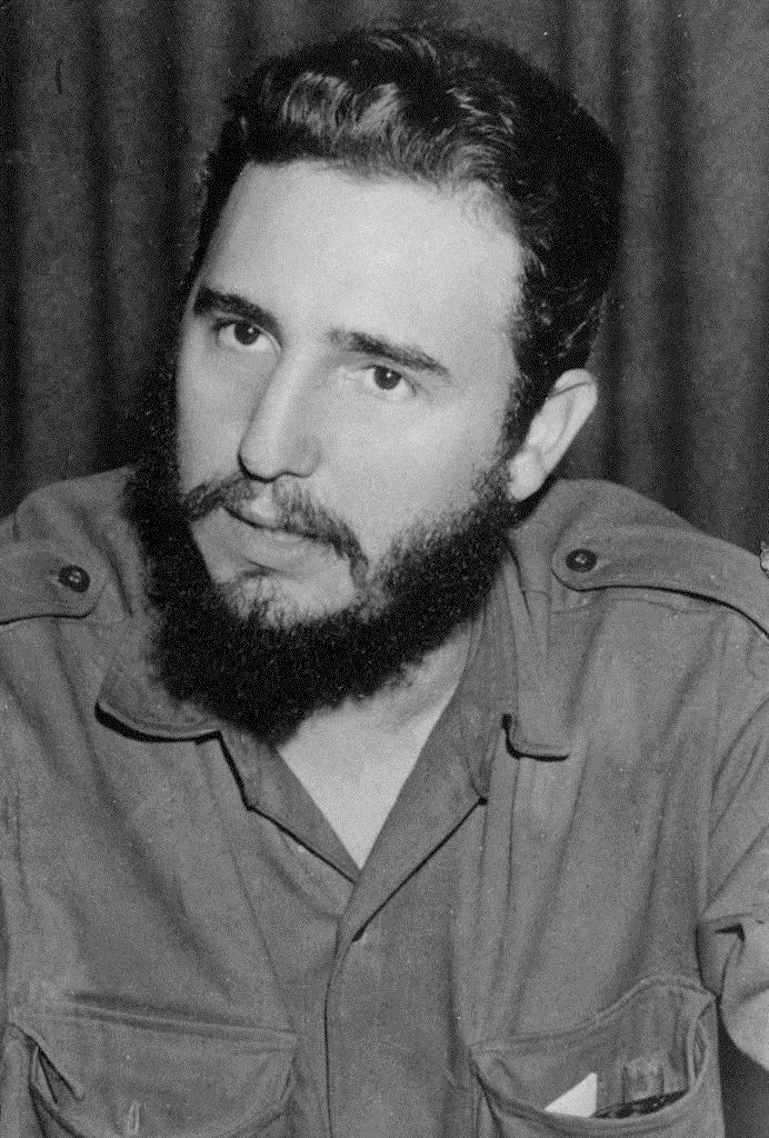 A photo of Fidel Castro, President of Cuba at the time of President Kennedy's naval blockade
