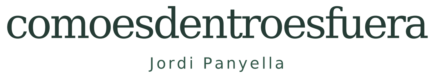 comoesdentroesfuera, Jordi Panyella
