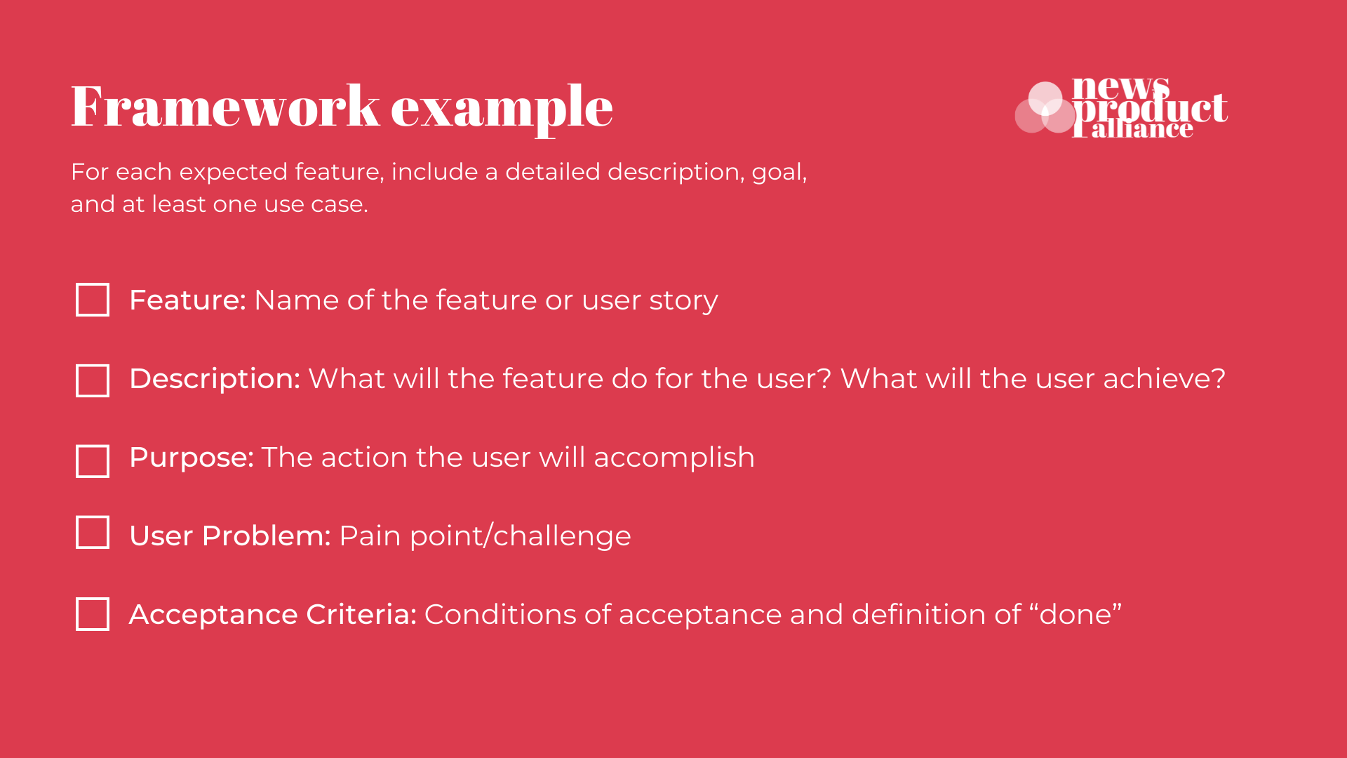 Defining requirements for product development — News Product Alliance