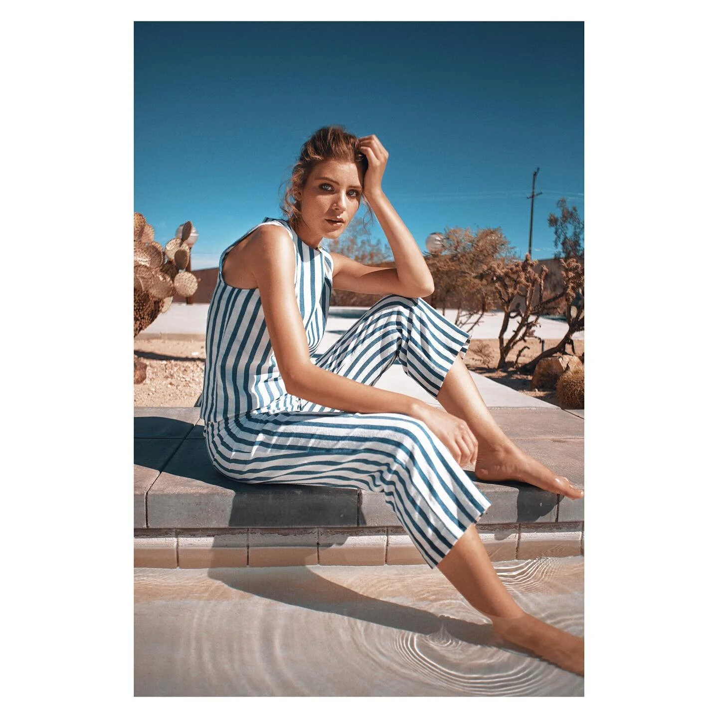 Happy Labor Day weekend y&rsquo;all 🙏 Photo from BALDWIN holiday look book shot in Twentynine Palms, CA.