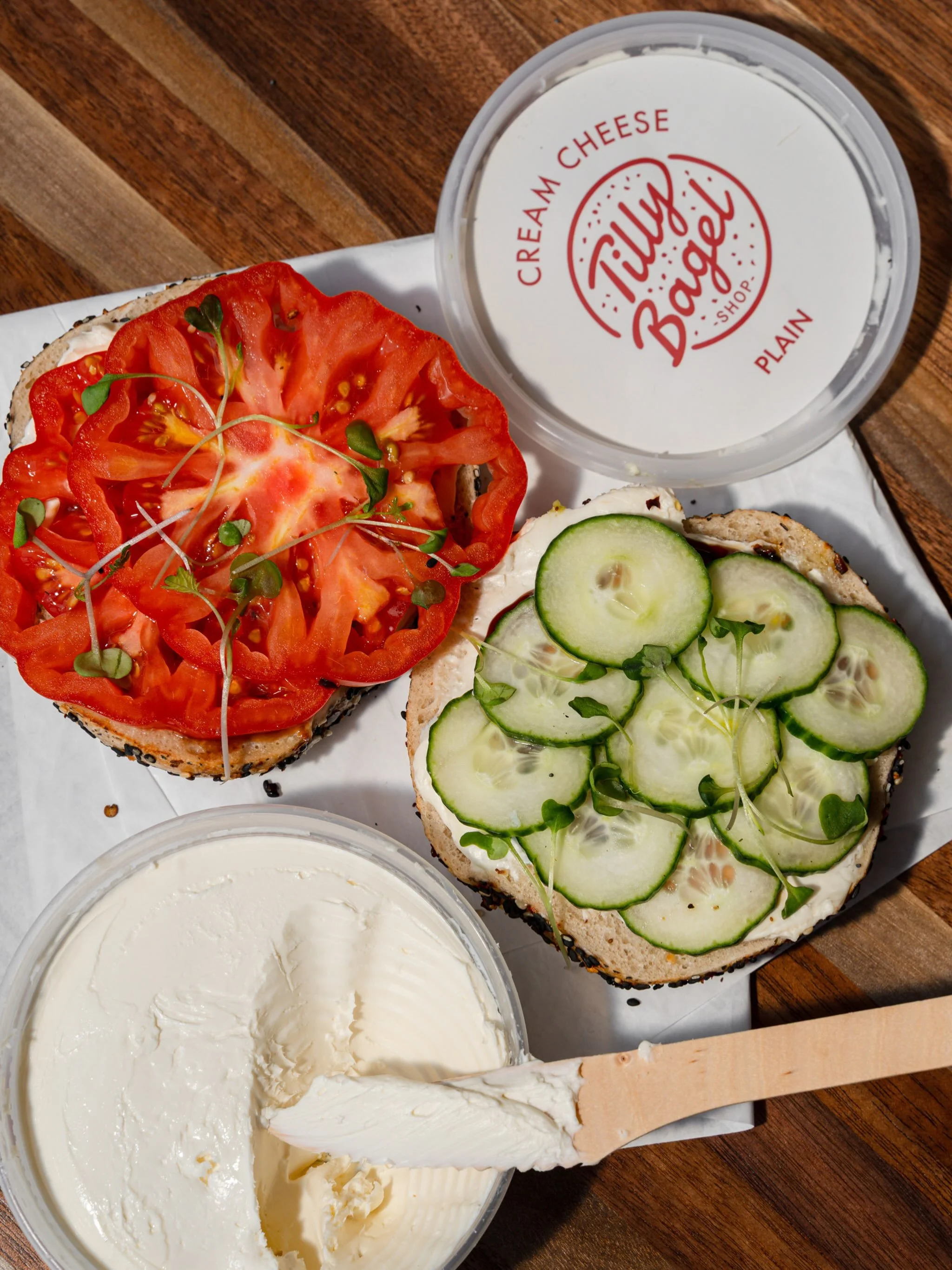There&rsquo;s no better time to try our Veggie Sandwich than right now! 🍅🥒Heirloom tomato, cucumber, &amp; micro greens!