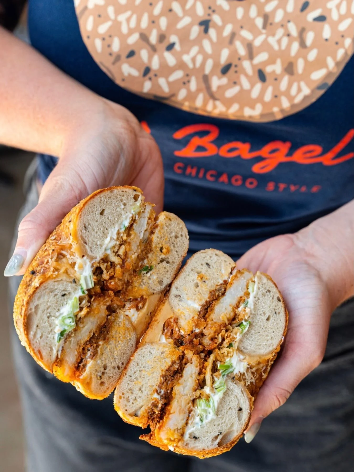 Crispy Potato + Chorizo. A sandwich that was just supposed to be a limited time menu item, turned cult favorite! What&rsquo;s your favorite bagel to have it on?