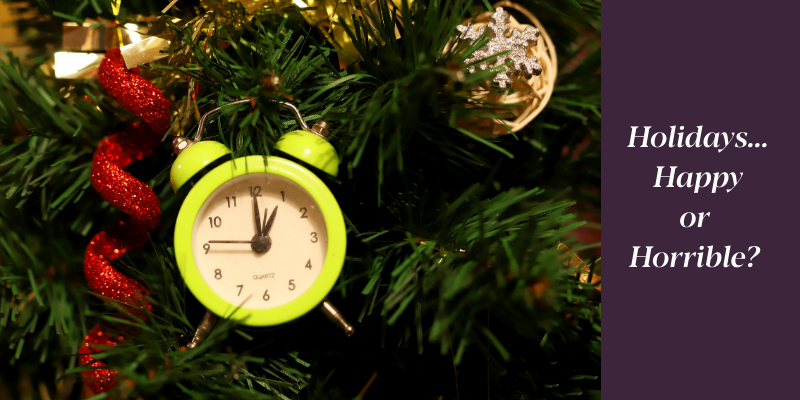 Holidays... Happy, Or Horrible?