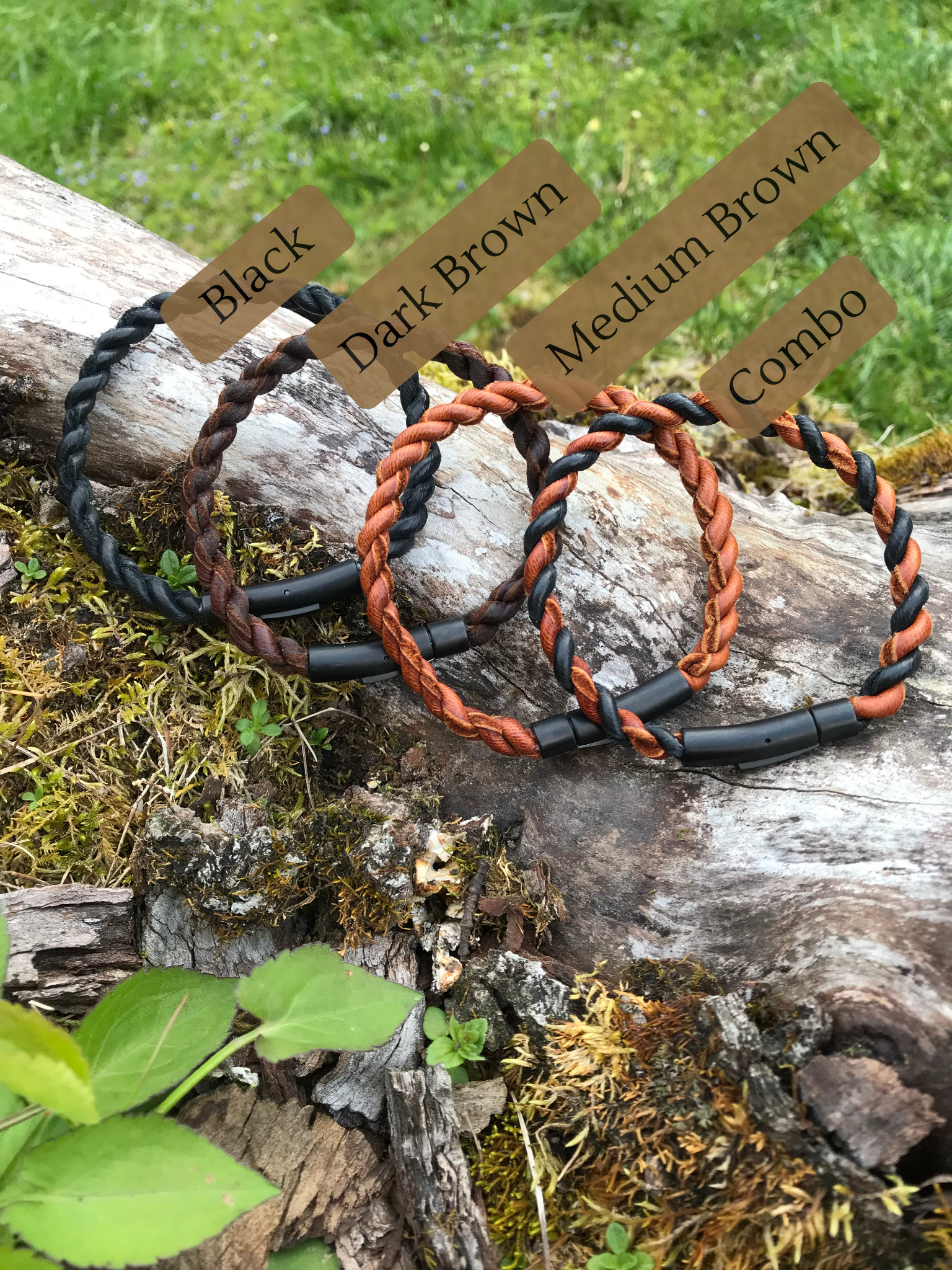 Wax-Infused Corded Deerskin Bracelet Colors Canva Edit.png