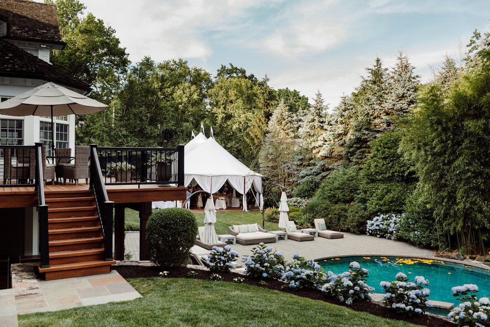 Watching Your Backyard Transform for your Wedding!