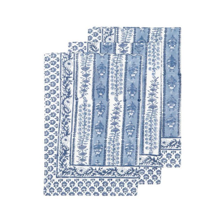 Charlotte Blockprint Tea Towel