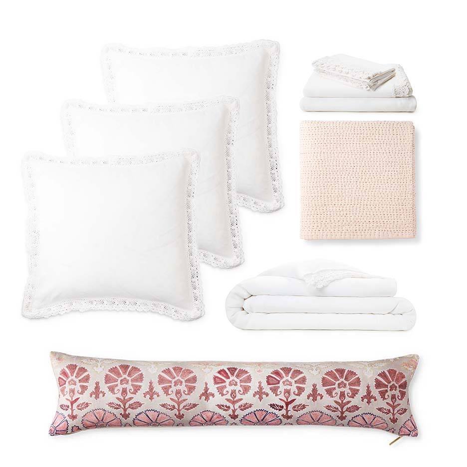 Blush Cactus Silk Ultimate Bedding Set