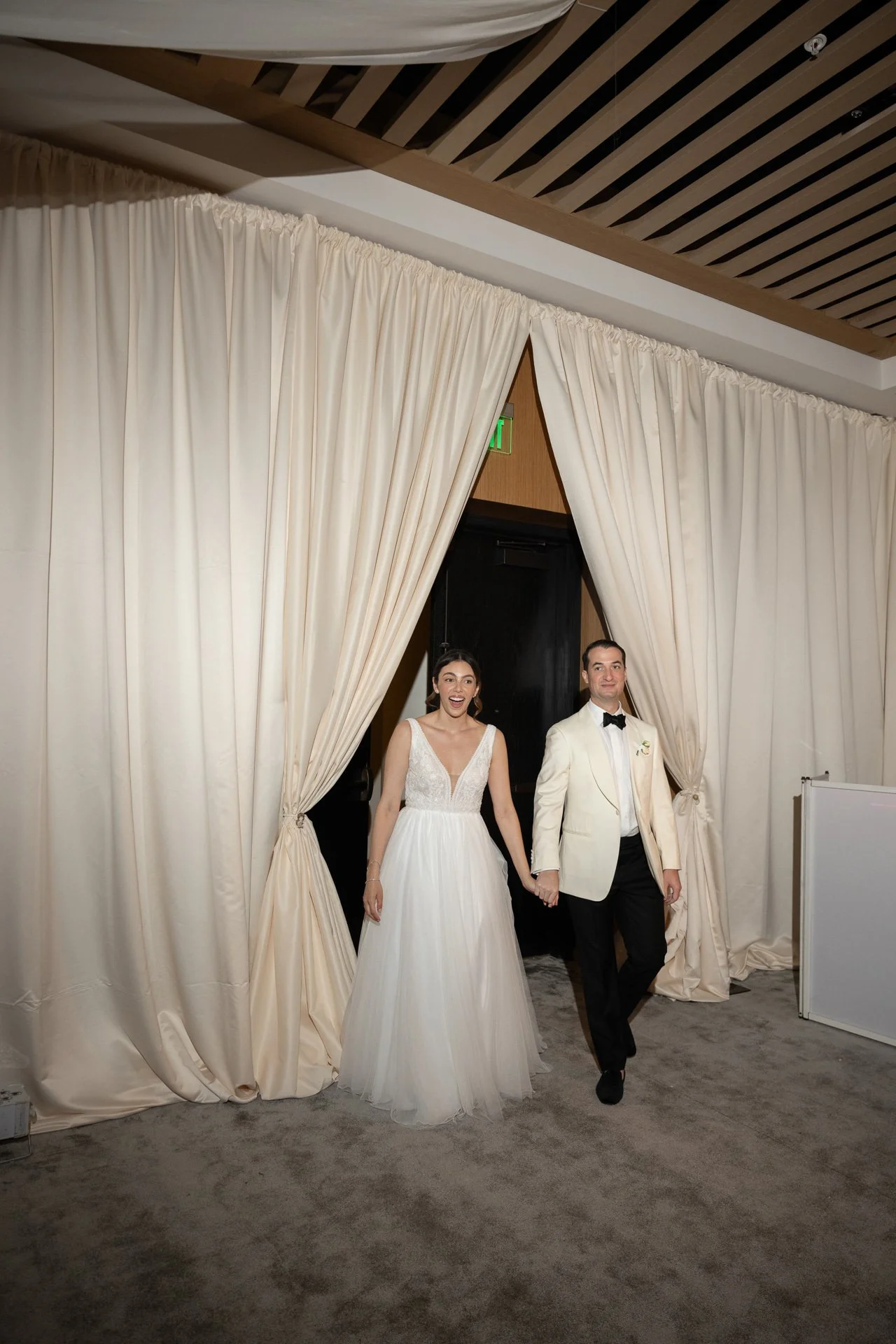 Miami Beach Edition Wedding Reception First Look