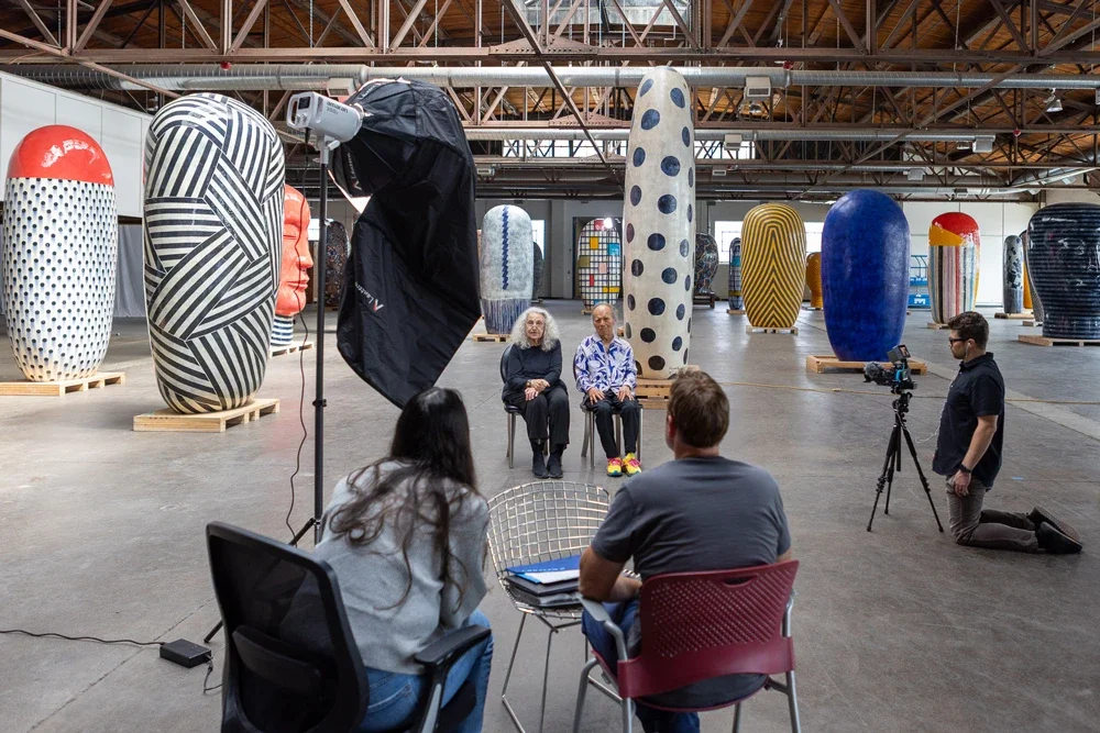 lawrence-anderson-jun-kaneko-team-filming-sculptures.webp