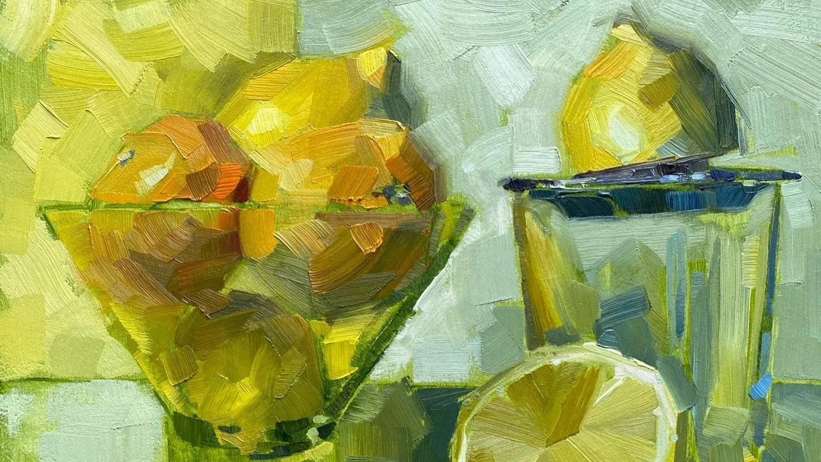 Lemons Still Life, 20 June 10-4pm