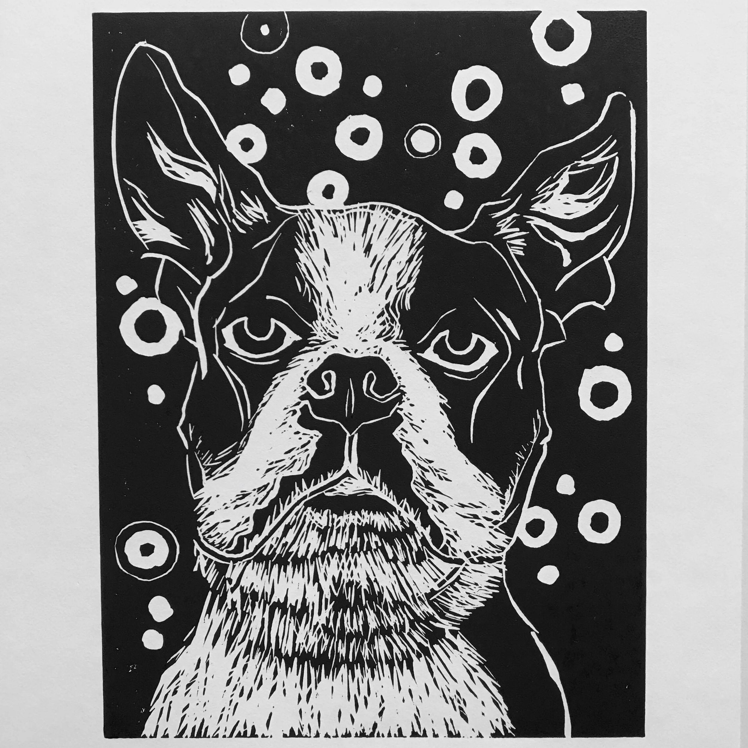 OTIS Linocut Print