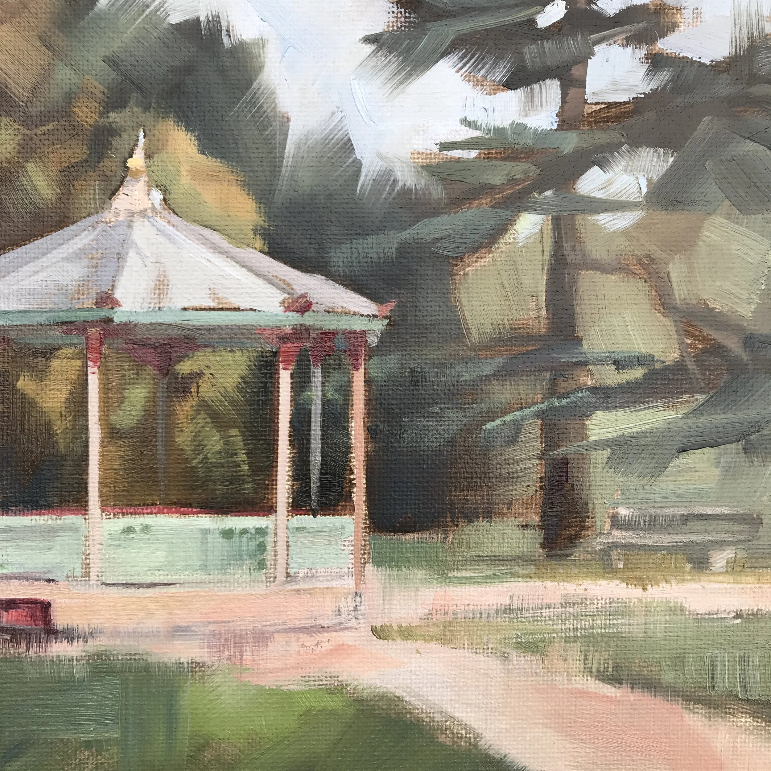 ‘THE BANDSTAND’ - PLEIN AIR PAINTING