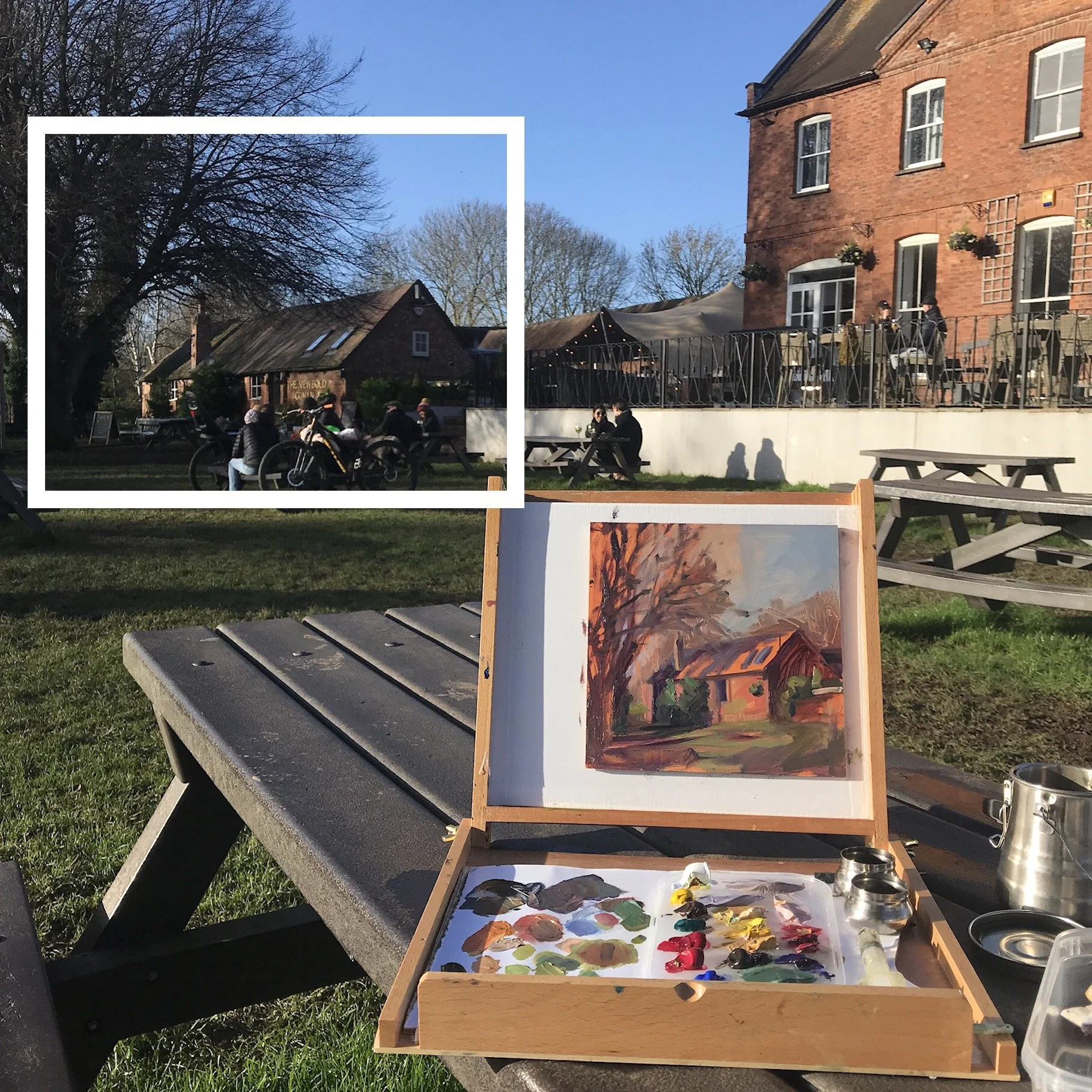 ‘THE NEWBOLD COMMON ARMS’ - Plein Air Painting 