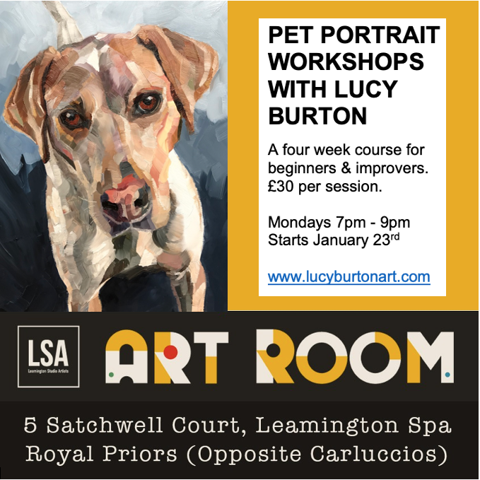 Workshop: LSA Artroom, ‘Pet Portraits with Personality’