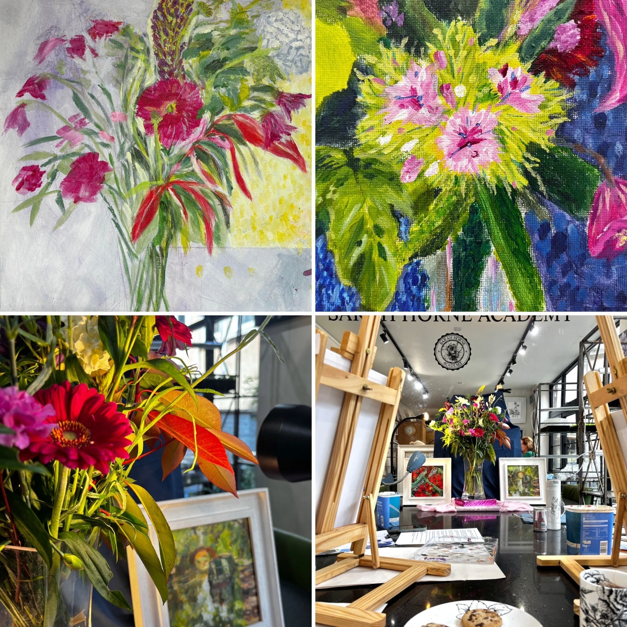 IMPRESSIONIST FLOWERSCAPE WORKSHOP