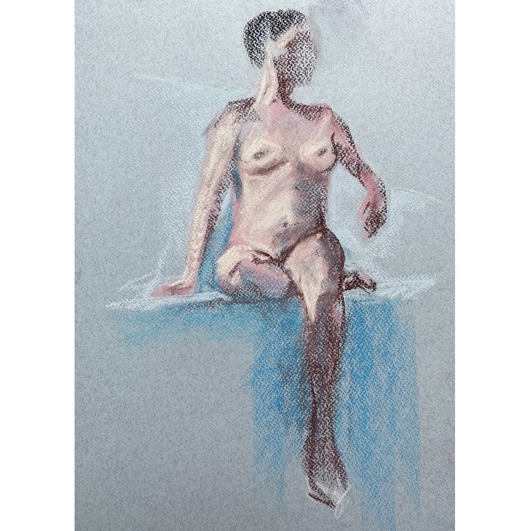       NUDE - Pastel on Paper