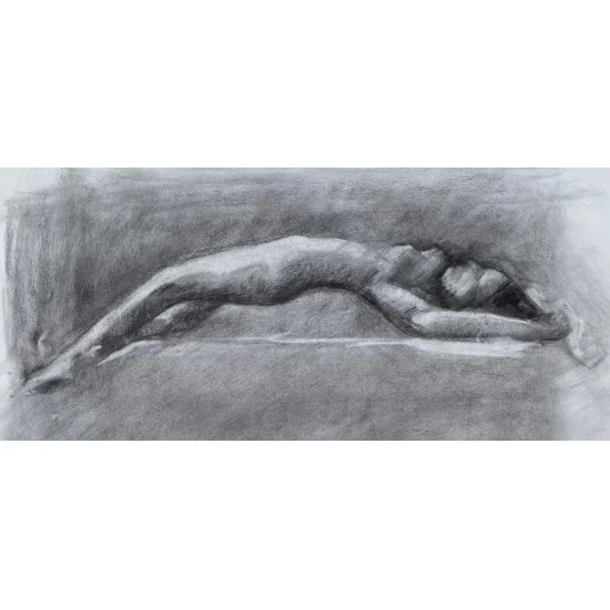 NUDE - Charcoal on Paper