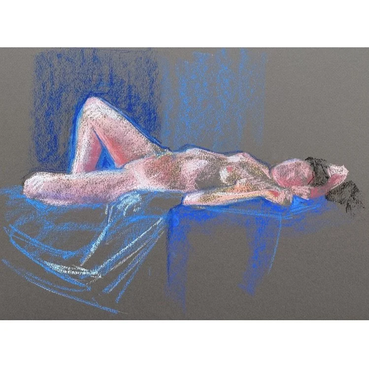 NUDE - Pastel on Paper