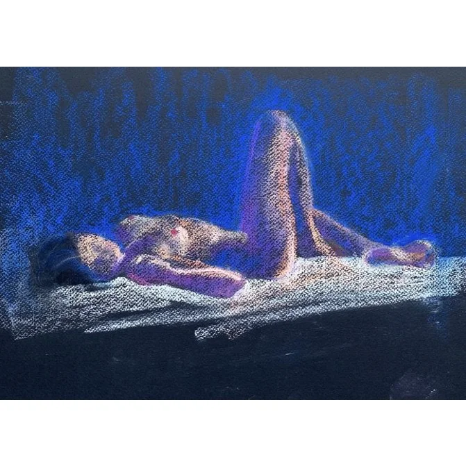 NUDE - Pastel on Paper
