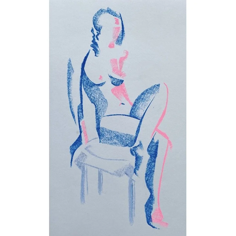         NUDE - Pastel on Paper