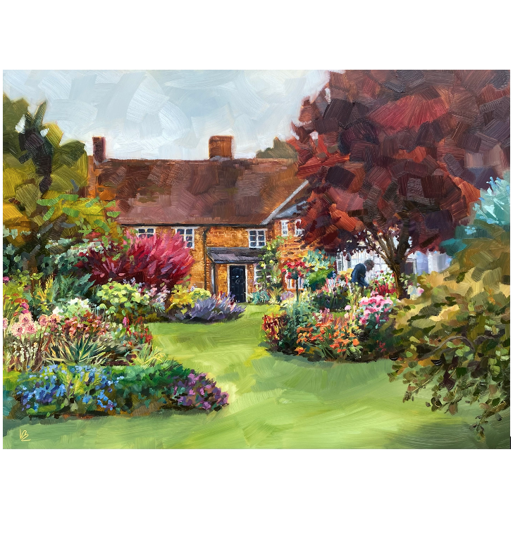 NURTURED - 12” x 16” - Oil on Board SOLD