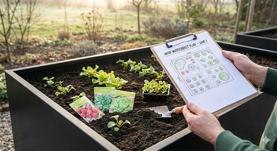 Was du im ersten Jahr ins Hochbeet pflanzen musst