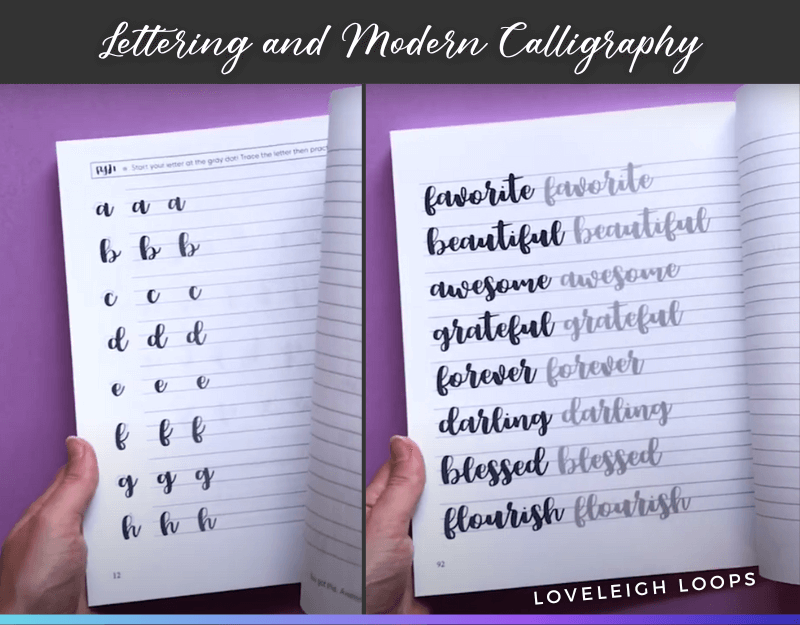 Calligraphy for Beginners + Course on the Theory of Traditional & Modern  Calligraphy: Step-by-Step Learn History, Theory, Technique Together with