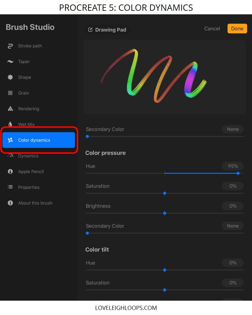 Procreate 5 Updates for Hand Lettering and Calligraphy — Loveleigh Loops