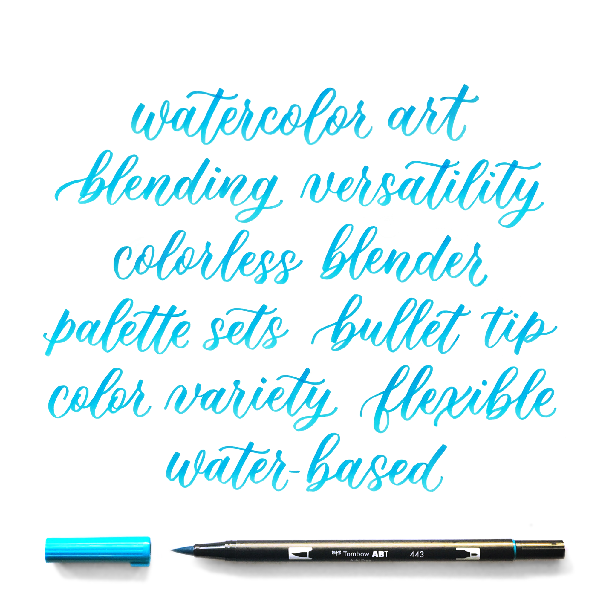 Brush Lettering for Beginners: Blending Brush Pens 