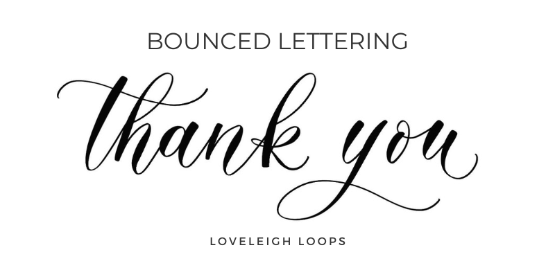 How To Write Thank You In Calligraphy (Free Traceable Guide