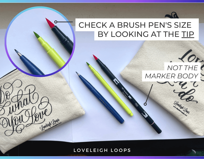 Brush Pen Lettering & Calligraphy [Beginner's Guide] — Loveleigh Loops