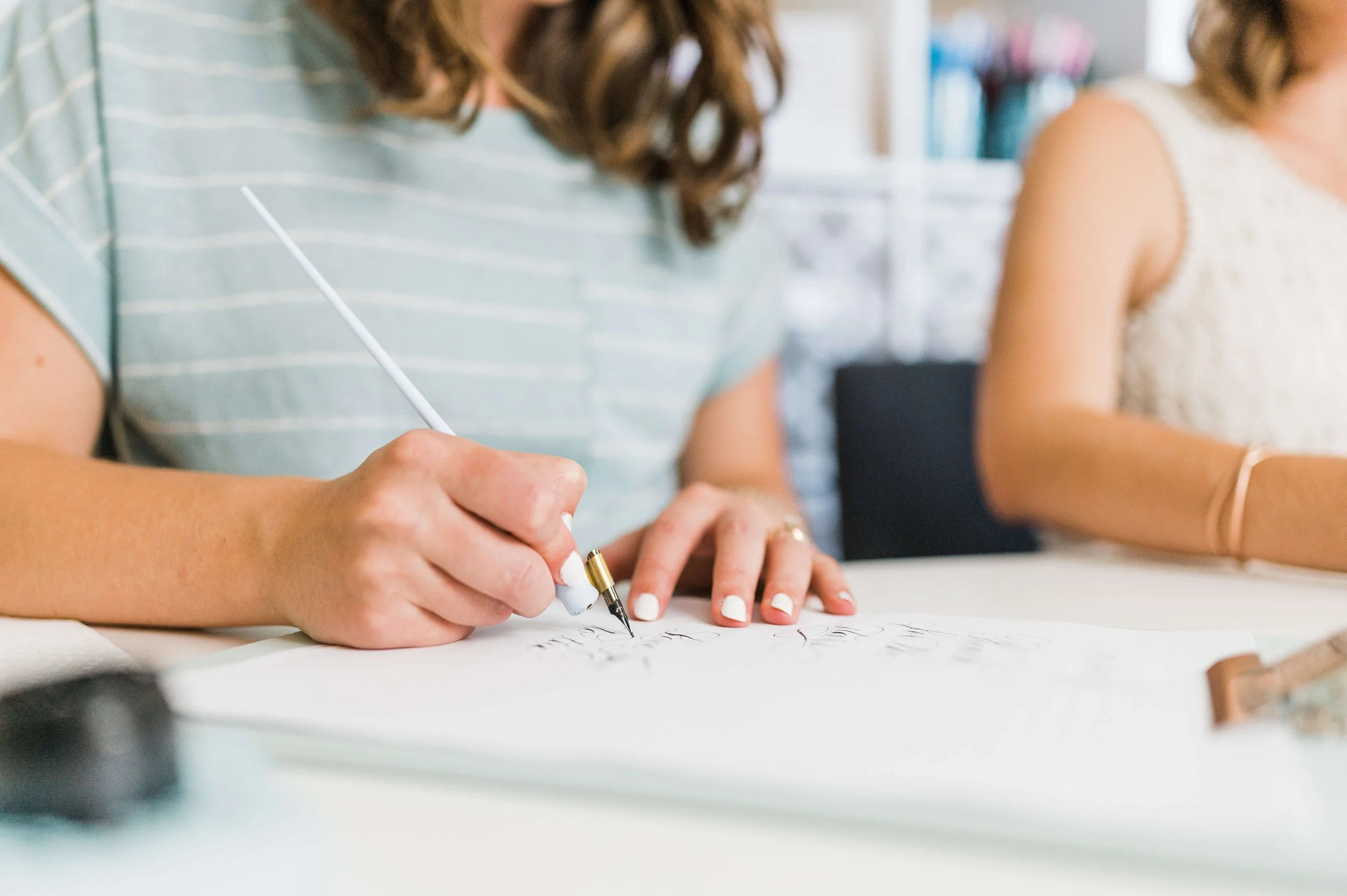 Cursive Vs Normal Cursive vs. Calligraphy: What’s the difference? — Loveleigh Loops