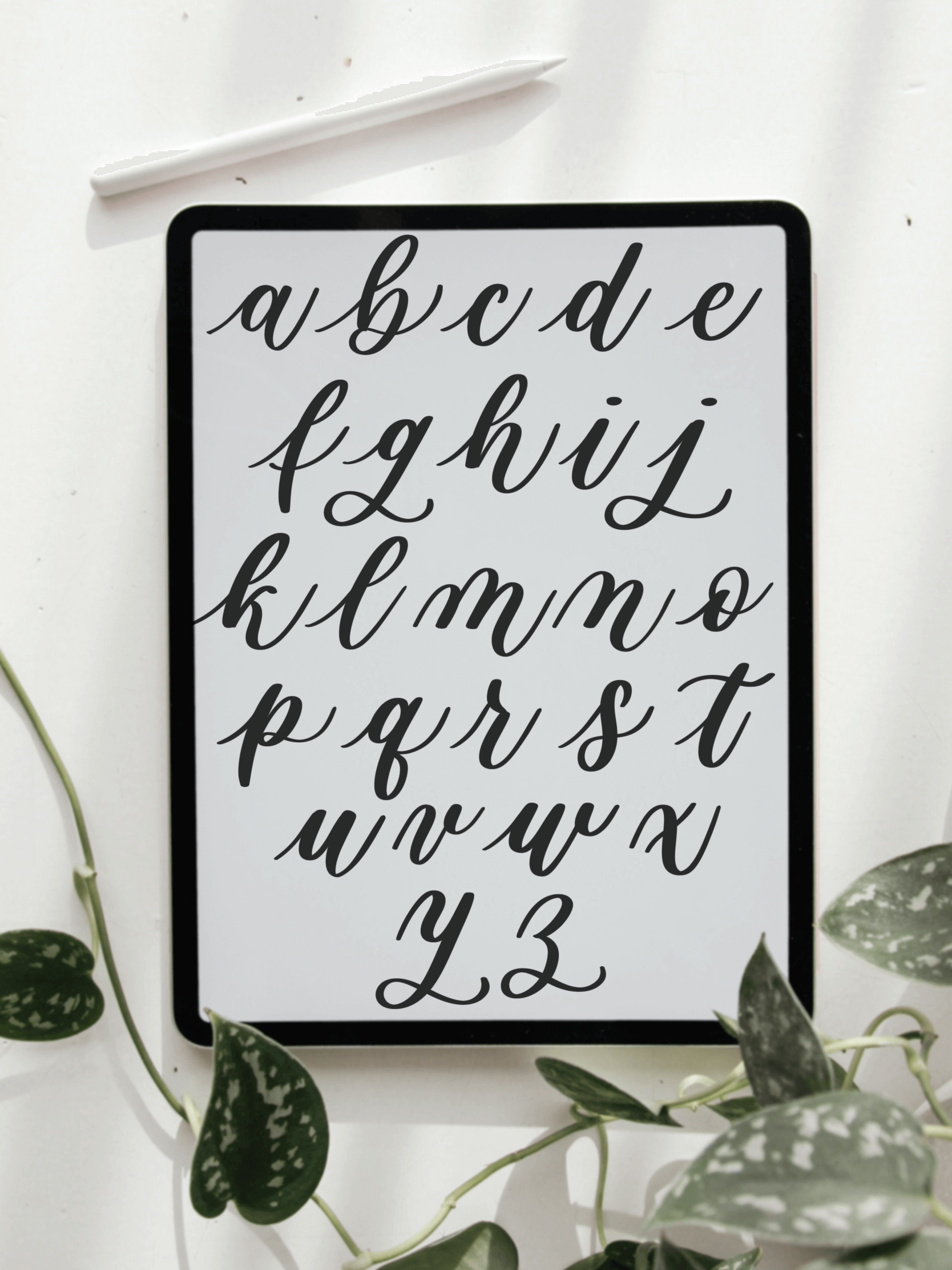 Hand Lettering Alphabet