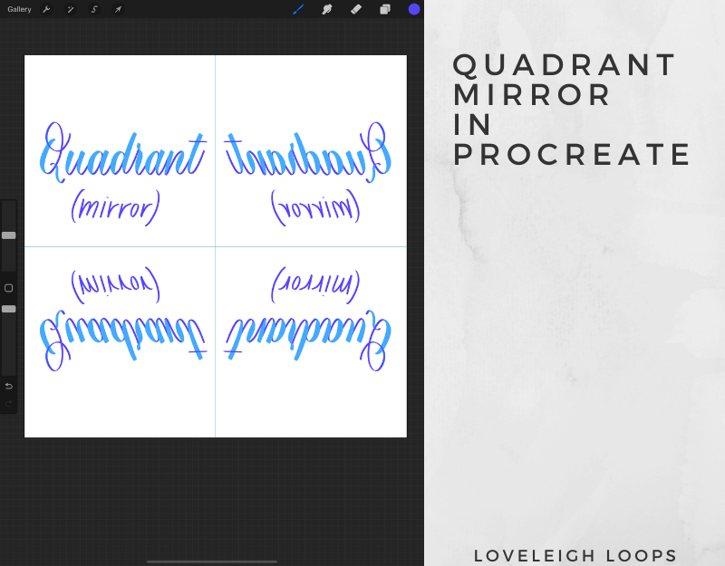 Procreate Calligraphy Ultimate Beginner Guide — Loveleigh Loops
