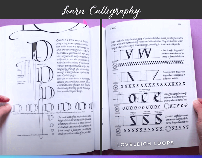 Best Calligraphy Books 2024 [Beginners, Kids + More] — Loveleigh Loops