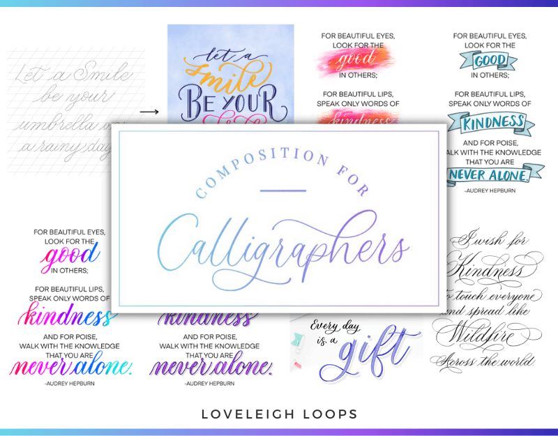 The Secrets Behind Good Calligraphy Composition And Layout — Loveleigh ...